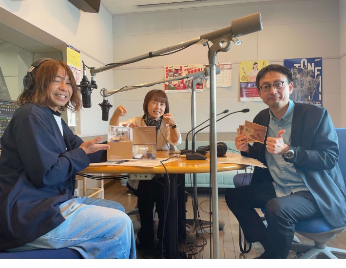 社長がラジオ出演しました!