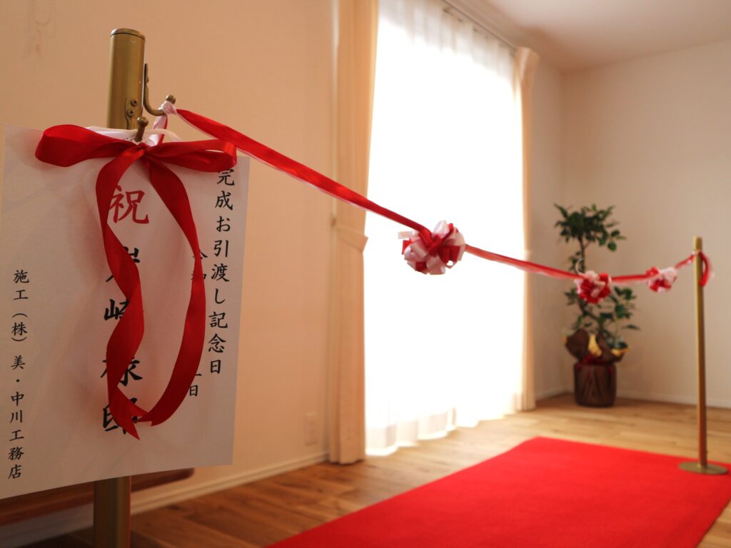 「勾配天井と風みちの木の家」現場レポート～引き渡し～