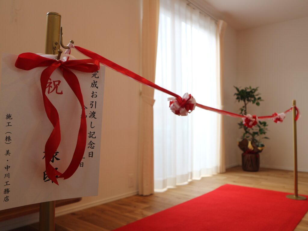 「勾配天井と風みちの木の家」現場レポート～引き渡し～